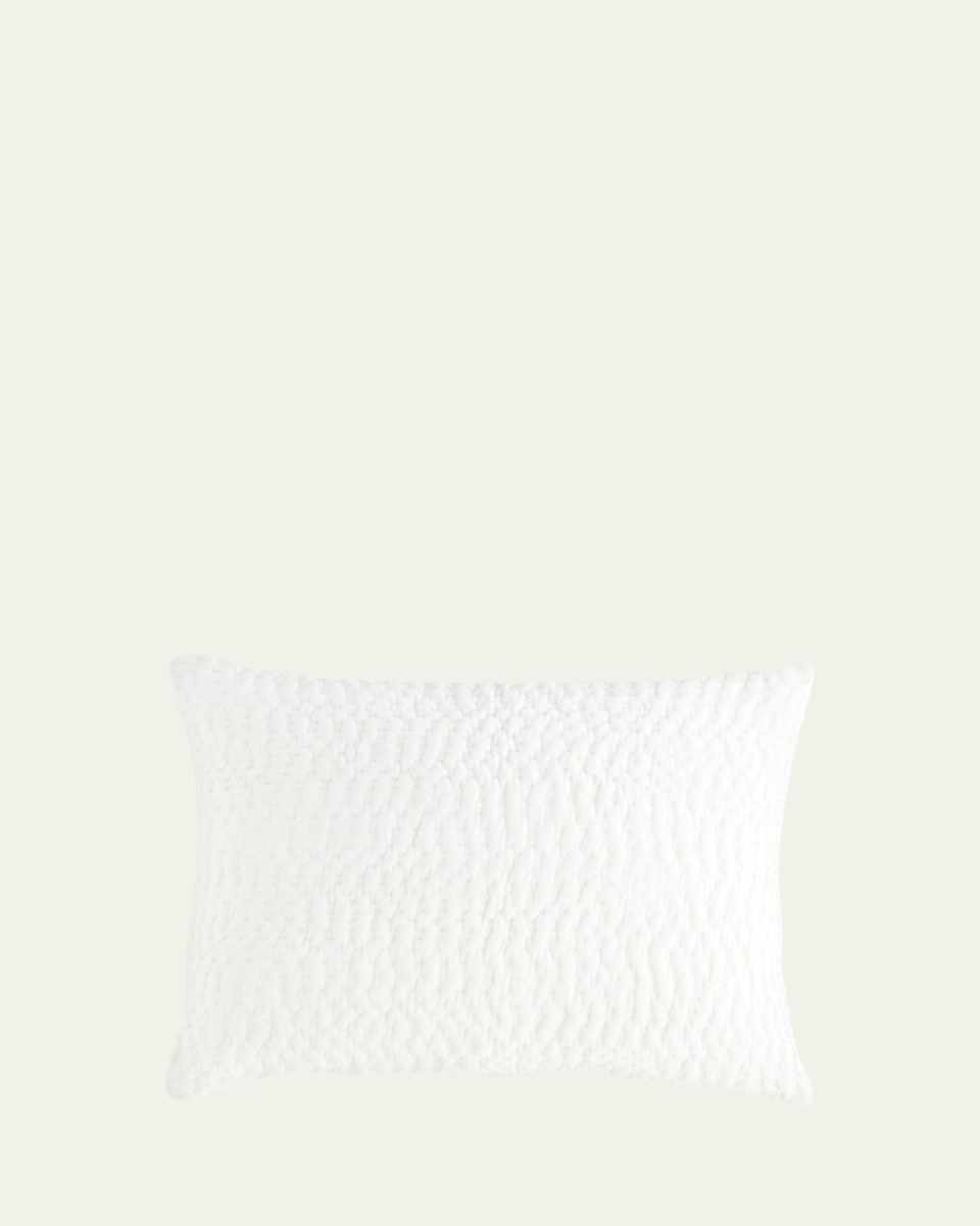 Pickstitch Velvet Decorative Pillow
